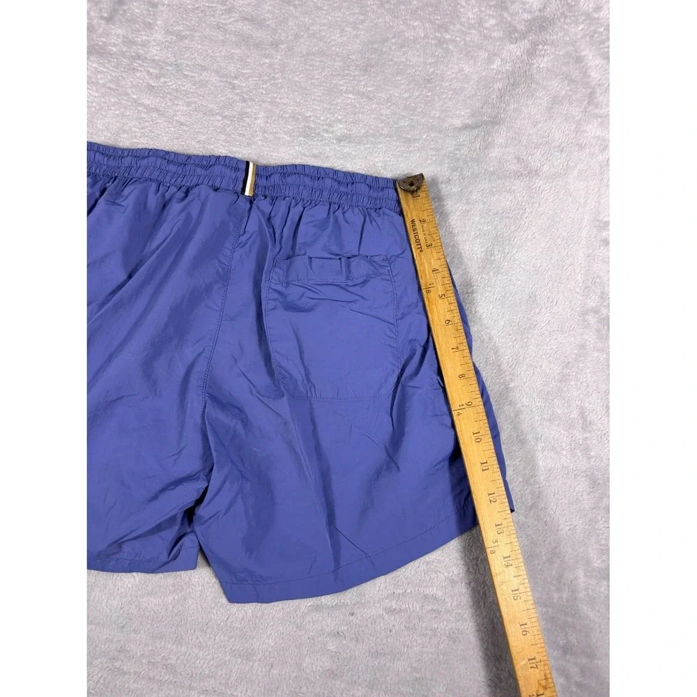 Boss Swim Trunks S Blue Mens Drawstring Elastic Waist